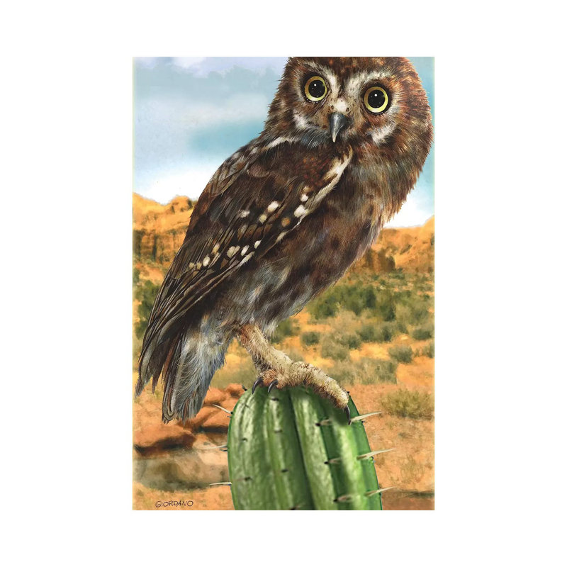 Desert Observer 1 Piece Wrapped Canvas Painting, 20.32 cm H x 30.48 cm W