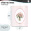 Plaque murale pivoine avec bouquet de rayures douces, design par Christine Simpson Art