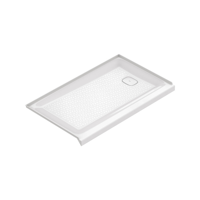 Aspirations 36'' W D Rectangular Single Shower Base, Right 
