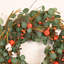 Couronne de 26 po pour la porte de l'Action de grâce avec eucalyptus