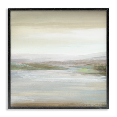 Calm Atmospheric Landscape, estampe numérique encadrée par Nan