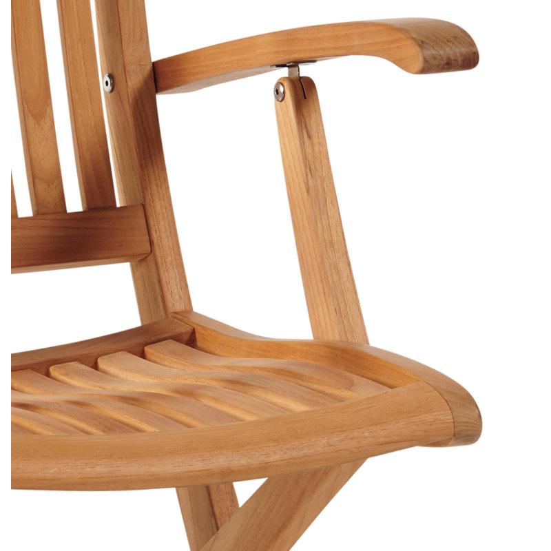 Winford Teak Folding Patio Dining Chair