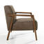 Fauteuil en polyester de 25,39 po de large Keishawna-29482507