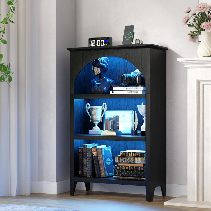 120.6cm H x 75cm W Bookcase, Black