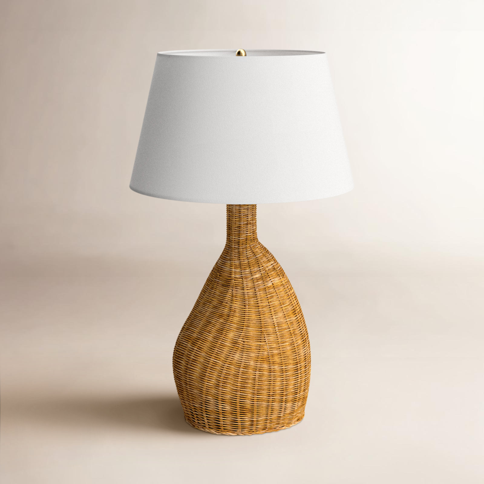 Dehn Wicker/Rattan Table Lamp