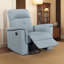 Fauteuil inclinable et pivotant pivotant - Rotation à 360 ° - Cuir fleur - Support de ressorts ensachés - Capacité de 300 lb?-359116111