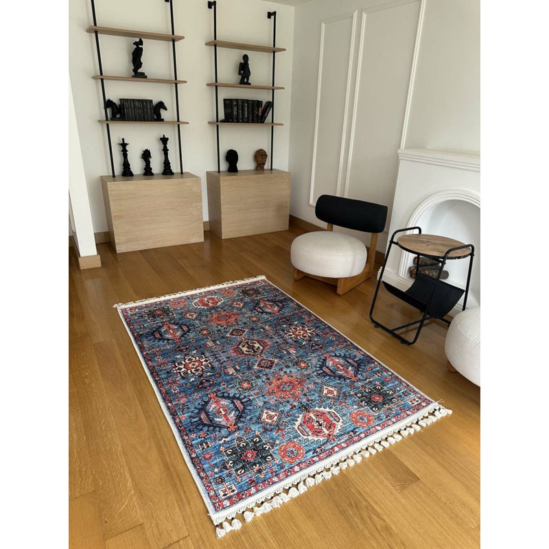 Tapis mathaï avec envers antidérapant, Tapis de couloir 5 pi 11 po x 13 pi 1 po