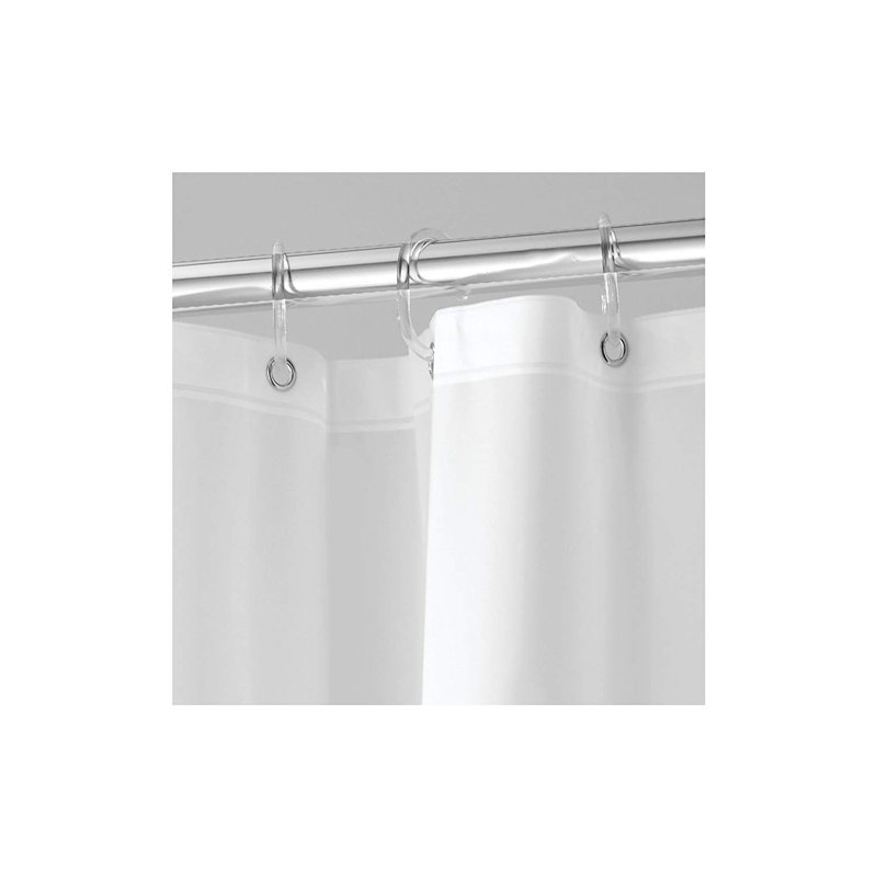 Rideau de douche simple de couleur unie EVA