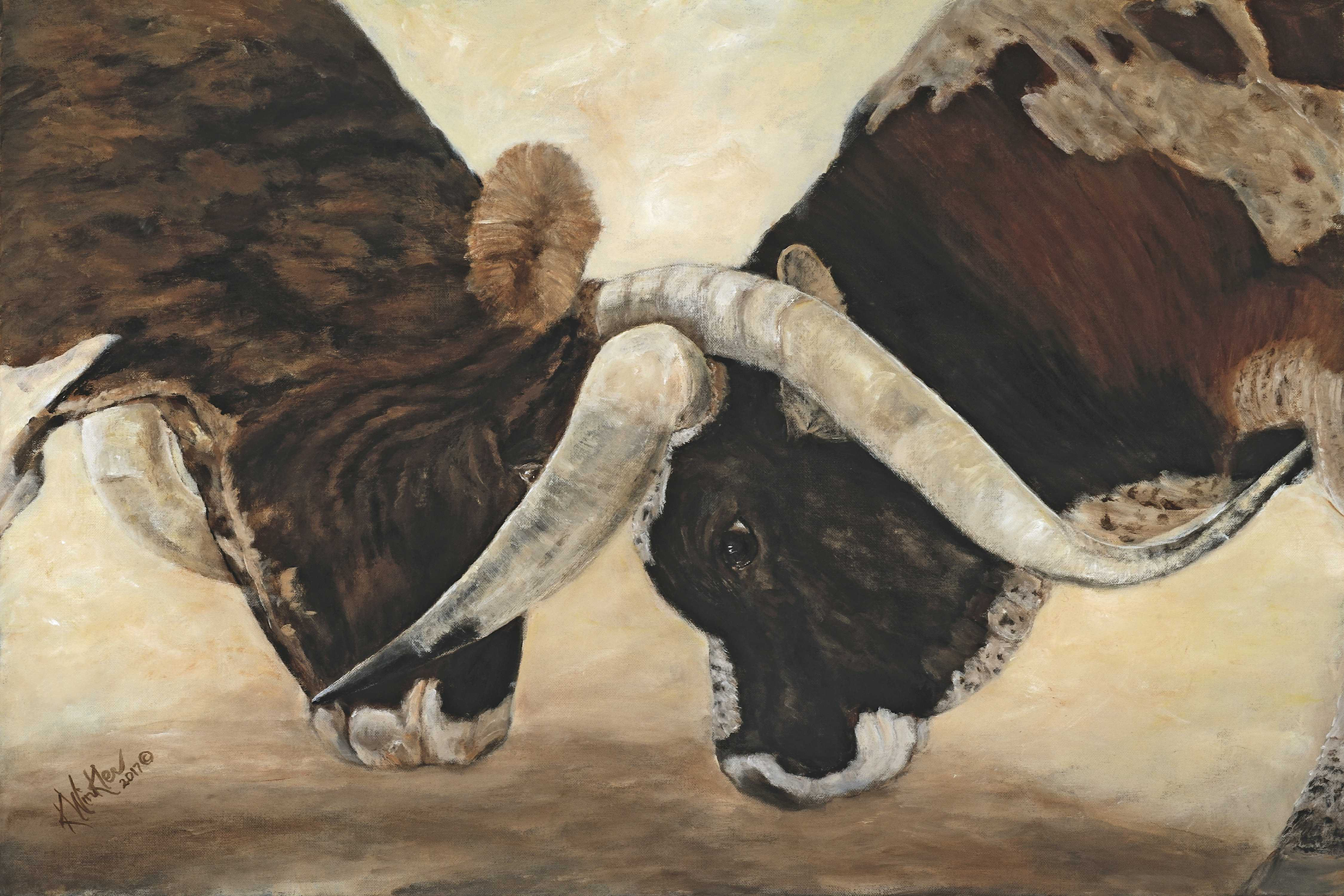 Rosalind Wheeler Hook ''Em Horns I - Wayfair Canada