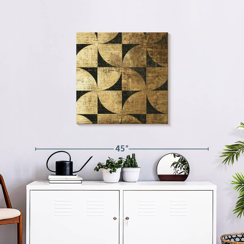 Art déco IV, H 24 po x l 24 po