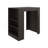 Kitchen Island, Kitchen Bar Table with 3-Side Shelves-128970294