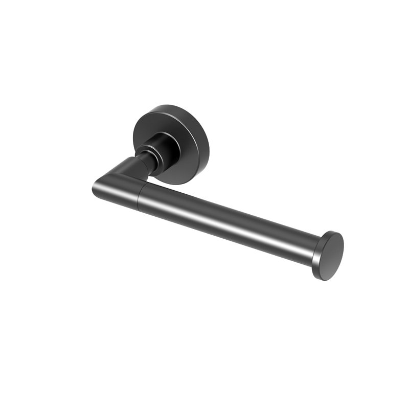 Studio Wall Mounted Euro Style Toilet Paper Holder | Single Post Toilet Tissue Holder