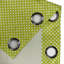Rideau de fenêtre à 2 panneaux avec œillets Dakota Fields, 50 po x 120 po, vert lime et blanc-106353356