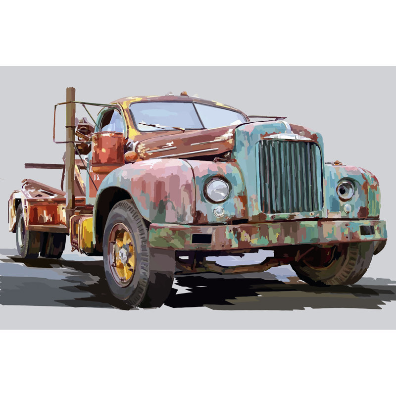 Powerful Truck I by Emily Kalina - Wrapped Canvas Art Prints, 30cm H x 46cm W x 3.8cm D