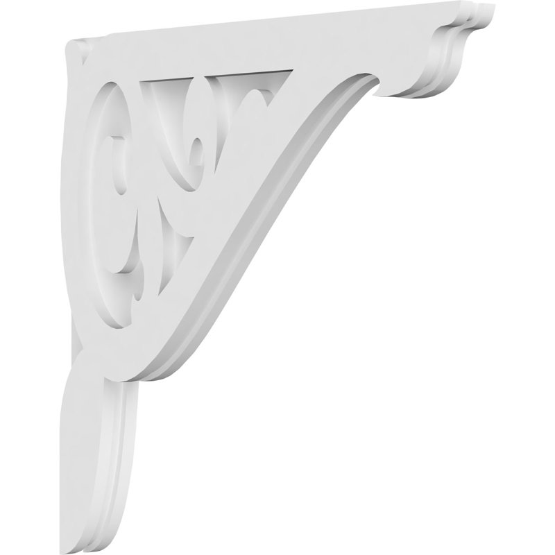 Corbeau en PVC de qualité architecturale Carrillo, H 20 po x l 20 po x P 1,875 po