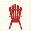 Chaise Adirondack inclinable en bois