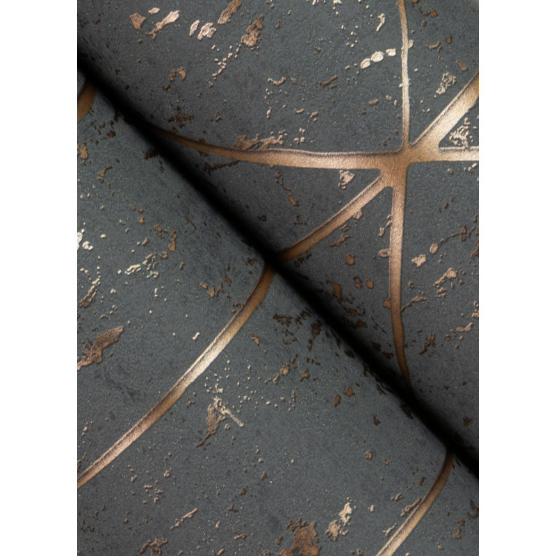 Rouleau de papier peint L 33 pi x l 20,5 po Angelinne, gris