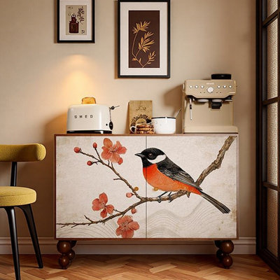 Chinese Style Solid Wood Entryway  Cabinet