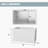 Glendale Casainc 43'' Acrylic Freestanding Soaking Bathtub With Built-in Seat ＆ Pop-Up Drain, Rectangle, White