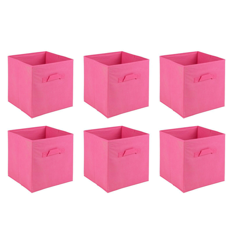 Rebrilliant Fabric Box, Dark Pink