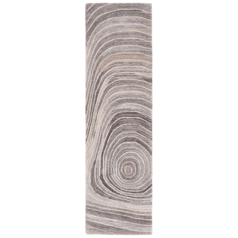 Jeaneen Hand Tufted Performance Abstract Rug, Runner 2'3" x 8'