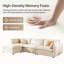 Canapé modulaire en L 113,77 po Comfy-697196543