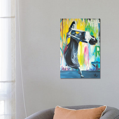 Entrez Dans La Danse by Val Escoubet - Wrapped Canvas Painting