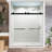 56-60*76 Inch Glass Door,Shower Door ,(10Mm) Thick Sgcc Tempered Glass Door For Bathroom + Stainless Steel--Matte Black-121957744