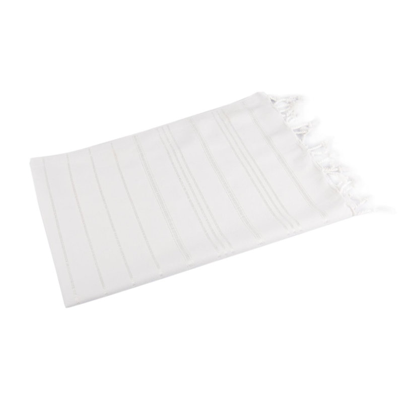 Marilyn Cotton Ultra Light Beach Towel, White