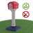 Dig-Free Easy Up Post Mounted Mailbox