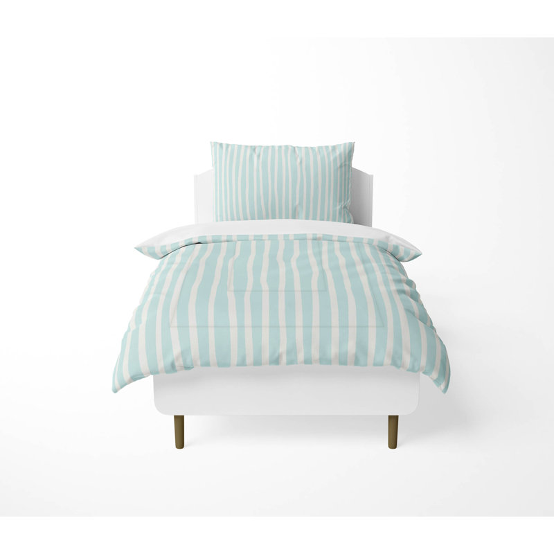 Ensemble d'édredon léger Ribbon Play, Bleu clair