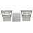 Geremia 2 - Person Acacia Wood Patio Dining Set with Square Table-59672129
