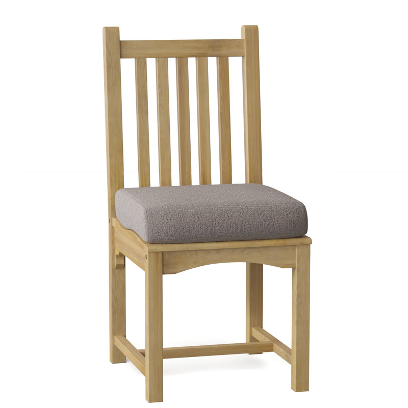 Classic Outdoor Dining Side Chair, Ash