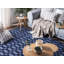 Knopp Geometric Viscose Hand Woven Area Rug-410035717