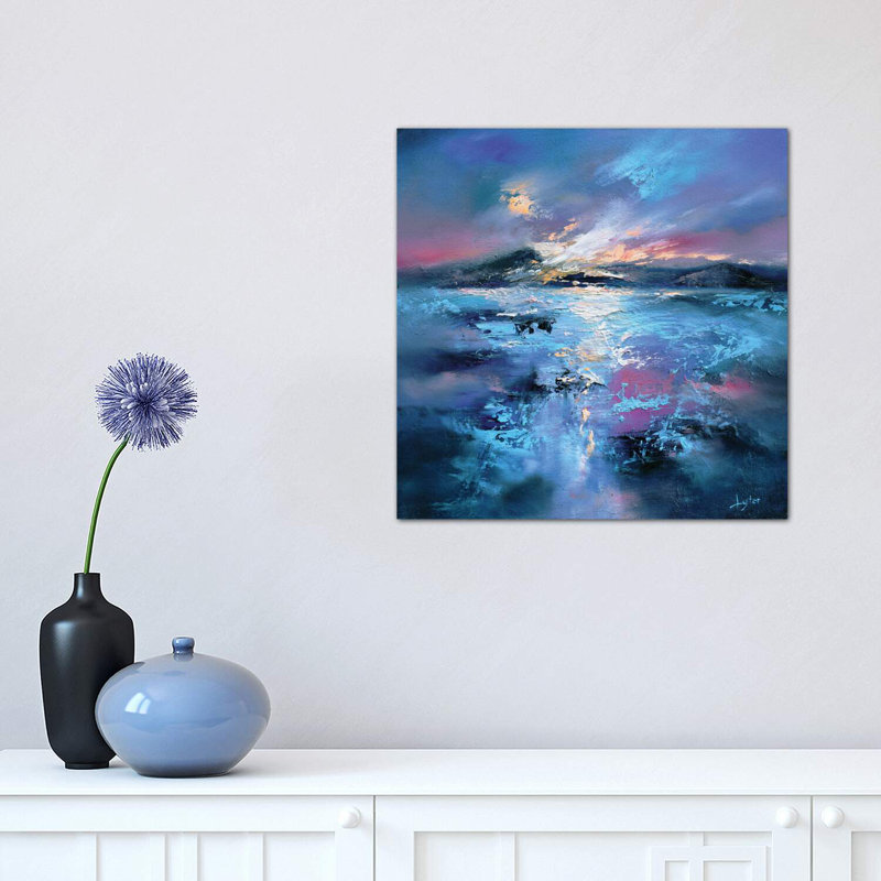 «Nightfall» par Christopher Lyter, reproduction d'art, Toile tendue, H 12 po x l 12 po x P 0,75 po