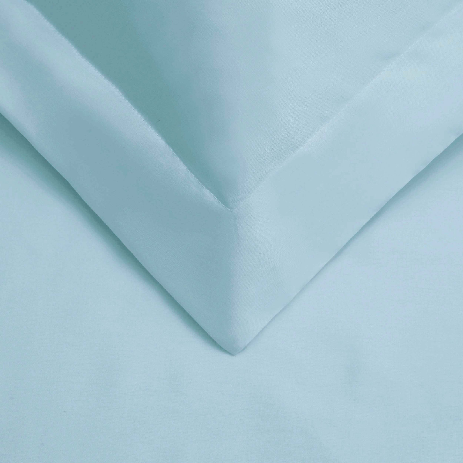 Edmont Egyptian Cotton Duvet Cover Set, Full / Queen, Light Blue