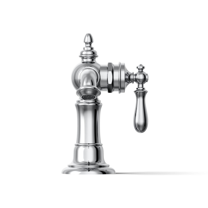 Artifacts® Single Hole Bathroom Faucet with Drain Assembly, Polished Chrome