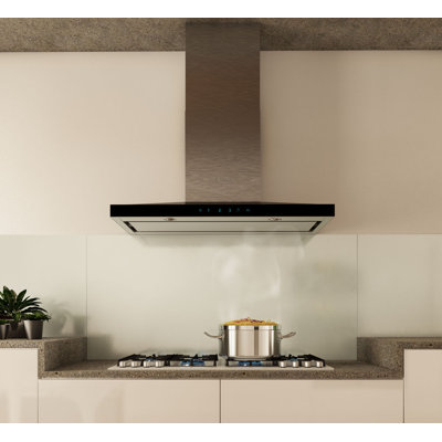 Elica 30" Stainless Steel 600 CFM Ducted (Vented) Wall Range Hood with Mesh Filter