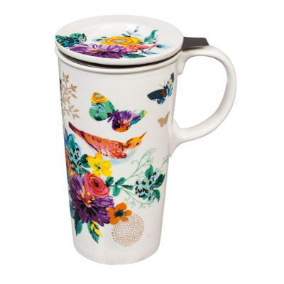 Grande tasse de voyage 17 onces magnifique bouquet