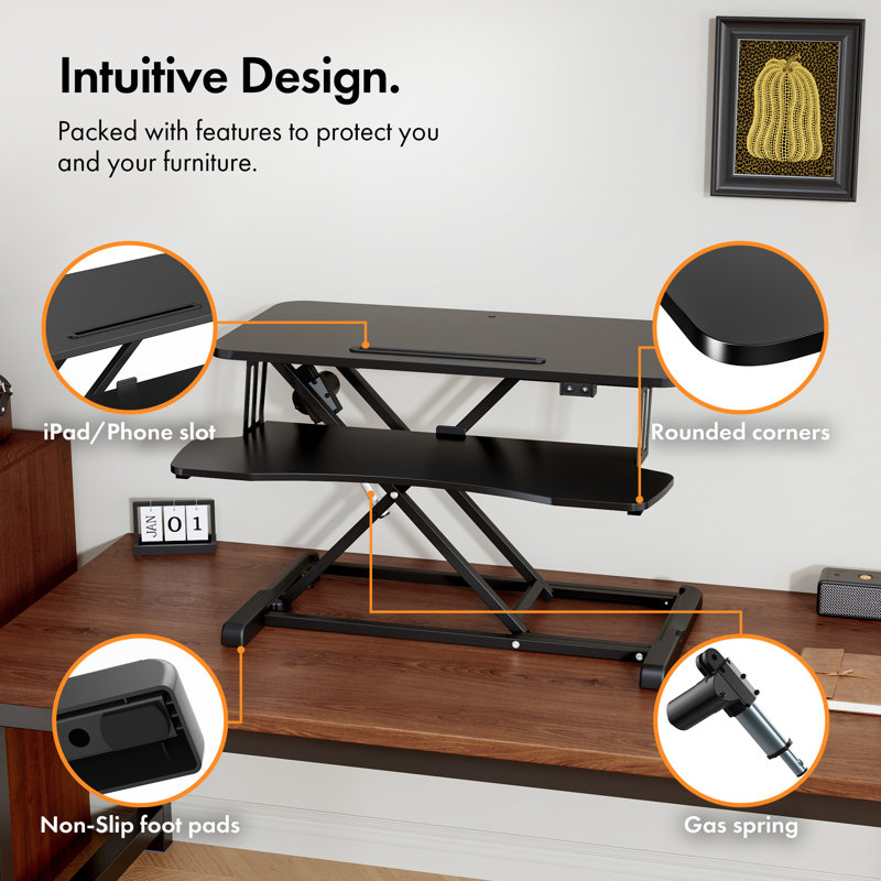 23.9Cm H x 49.7Cm W Desk Standing Desk