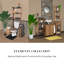 Brown and Grey Under Sink Cabinet with U-Shaped Cut-Out, Double Vented Doors, Towel Holder - Elements Collection