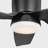 Herdon Indoor Ceiling Fan with Midnight Black ABS blades and Handheld Remote