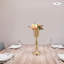 Décoration de table trompette or centre de table