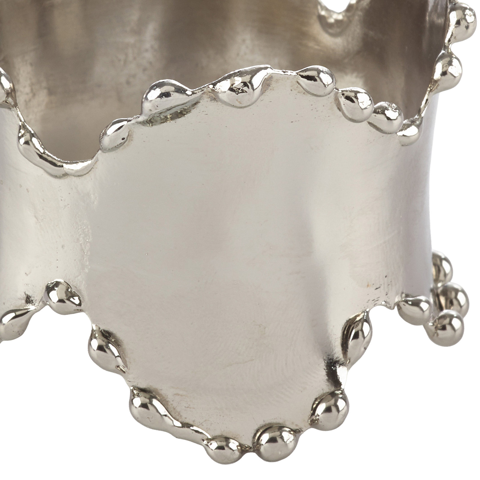 Brass Napkin Ring, Silver