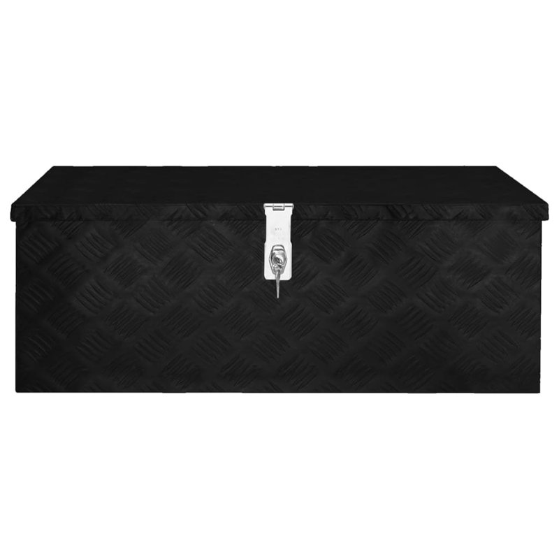 Rebrilliant Decorative Bin, 30cm H x 80cm W x 39cm D, Black