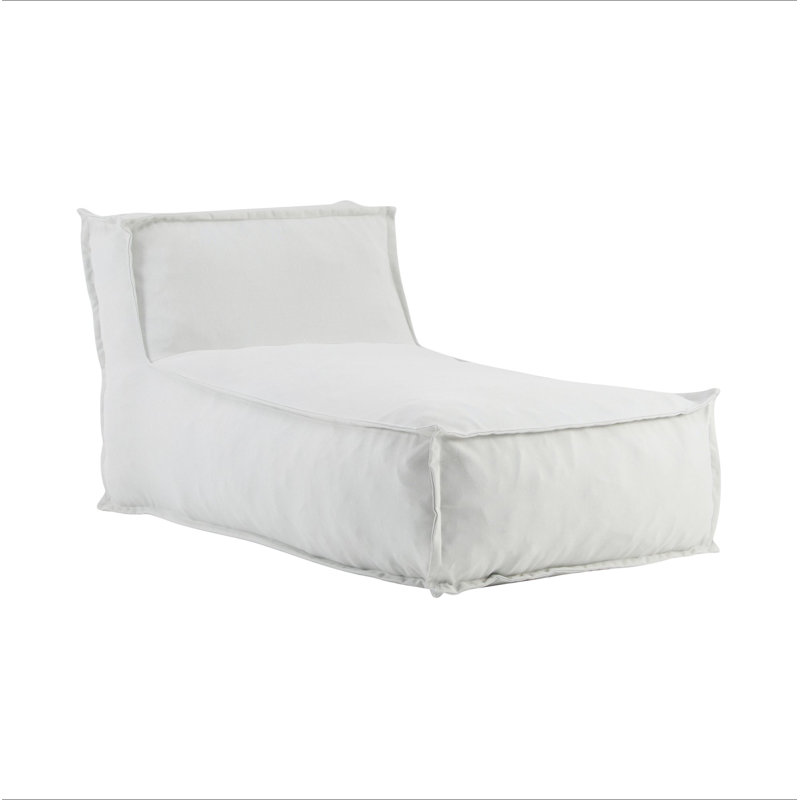 Fauteuil à billes Ramona, gris clair, Coton gris pâle