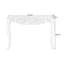 Console rectangulaire en bois manufacturé blanc naturel