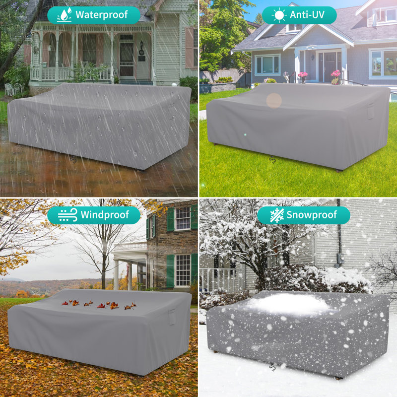 Housse imperméable pour causeuse de patio, H 33 po x l 60 po x P 35 po