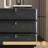 Modern Rotating Nightstand with 3 Spacious Drawers