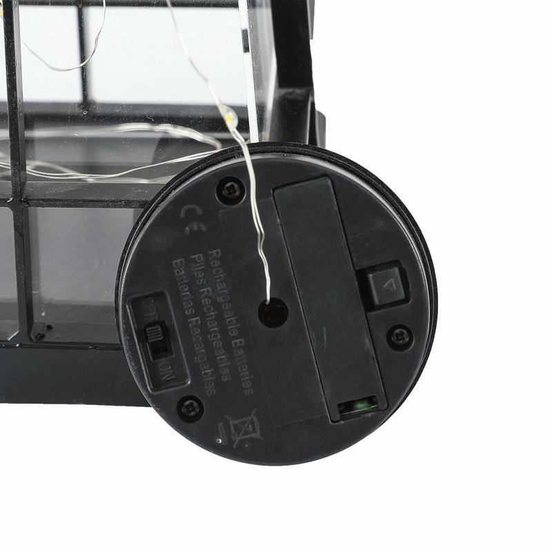 9.75'' Solar Powered Square / Rectangular Lantern